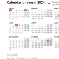 Calendario laboral 2024 en España
