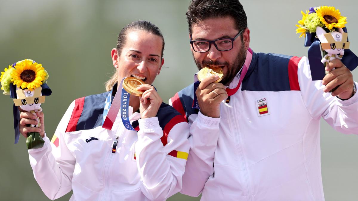 Los tiradores Alberto Fernández y Fátima Gálvez dan a España el primero oro  en Tokio