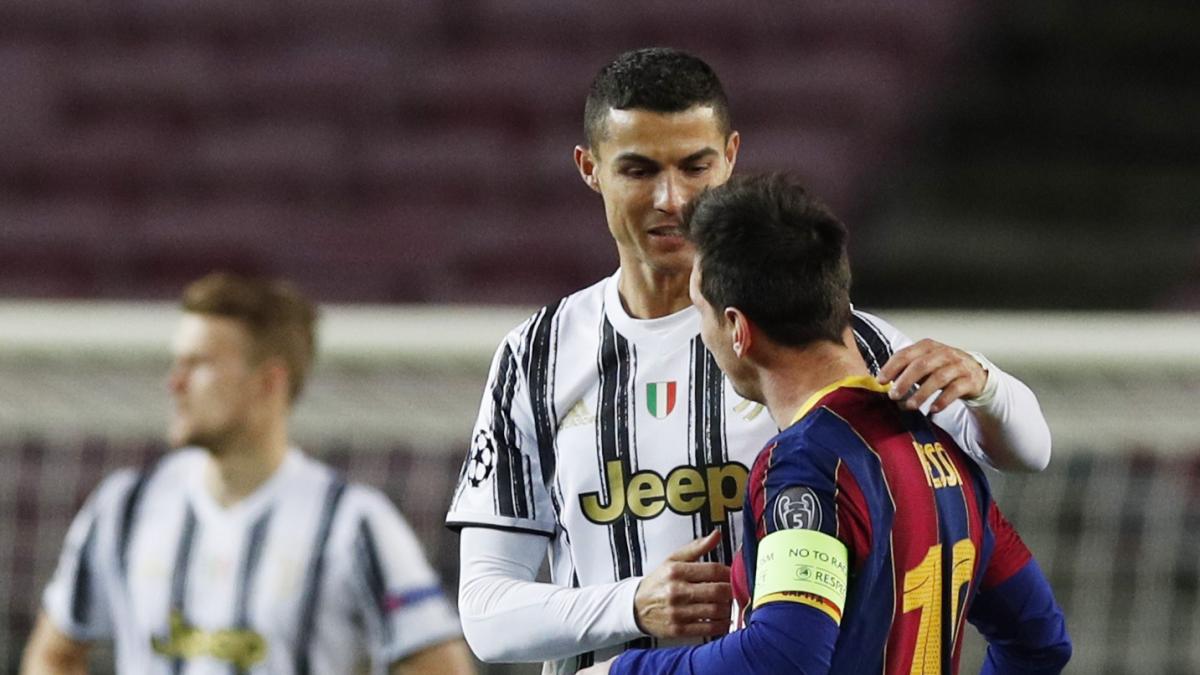Un abrazo con Messi y dos penaltis para Cristiano Ronaldo