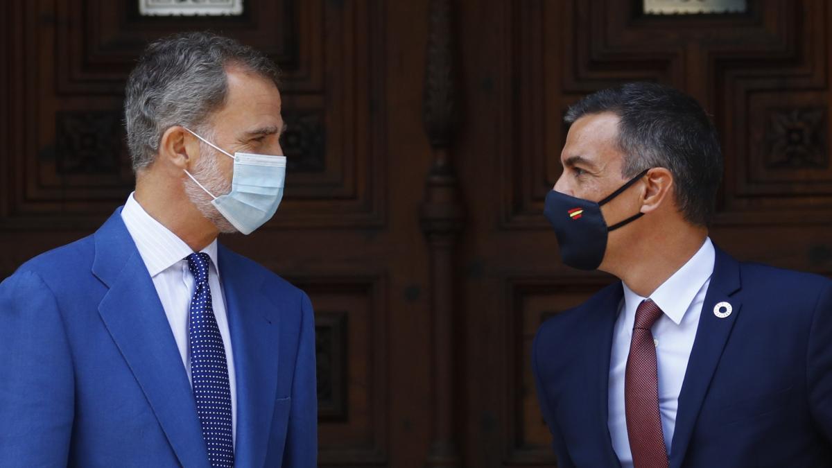 Que Significa El Pin Que Pedro Sanchez Luce En Su Solapa En Su Encuentro Con El Rey