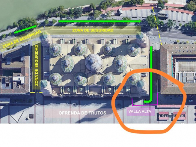Recorrido de la Ofrenda de Frutos en este Pilar 2021 tan especial.