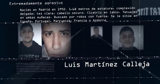 El individuo detenido, Luis Martínez.