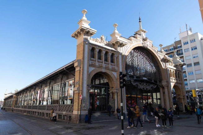 Fachada del Mercado Central de Zaragoza gsc