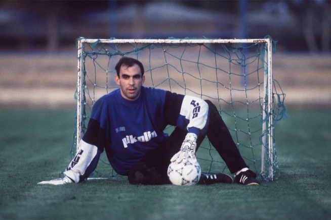 Cedrún, durante su época como jugador del Real Zaragoza
