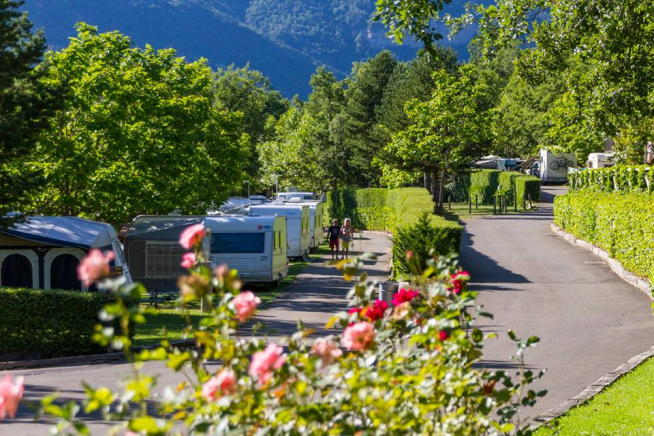 Camping de Gavín, uno de los 65 establecimientos que hay en el Pirineo.