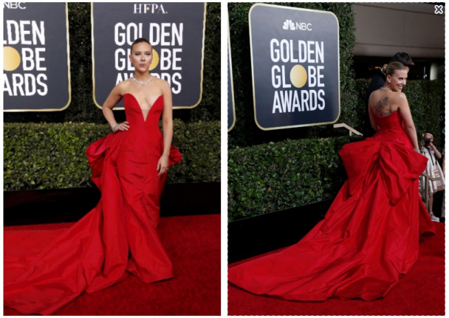 Los mejores vestidos de la alfombra roja de Los Globos de Oro, en imágenes