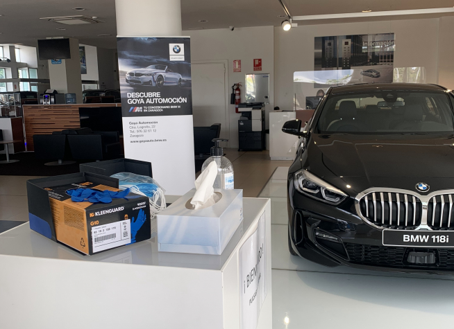 Entrada a las instalaciones de Goya Automoción.