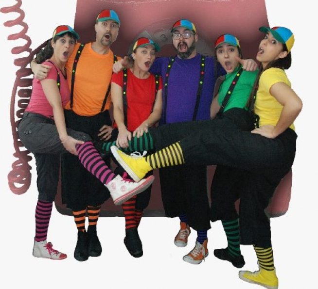El equipo de Espectáculos Galaxia.