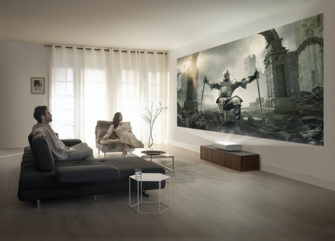 El nuevo The Premiere de Samsung se puede colocar muy cerca del muro