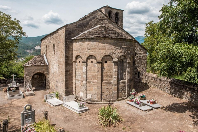 Parroquia de Santa Eulalia, en Orós Bajo.