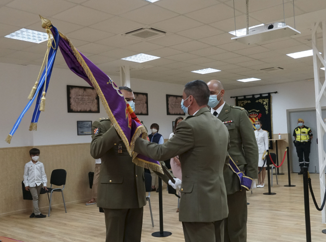 Toma de posesión de mando en el IV Batallón de Intervención en Emergencias de la UME.