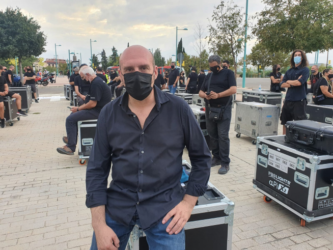 Alerta Roja: Los gremios del espectáculo lanza un SOS silencioso en Zaragoza