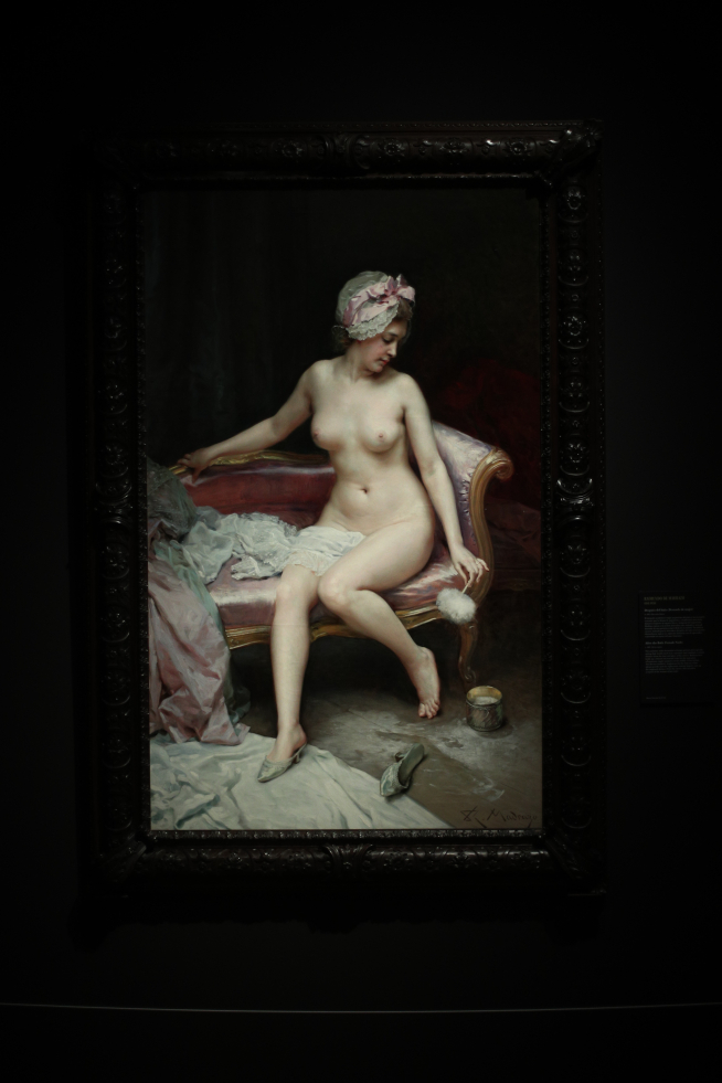 Pintura 'Después del baño' de Raimundo de Madrazo y Garreta, una de las obras que componen la exposición `Invitadas. Fragmentos sobre mujeres, ideología y artes plásticas en España (1833-1931)
