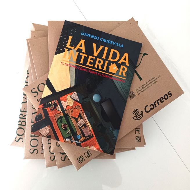 Portada del cómic 'La vida interior', de Lorenzo Caudevilla.