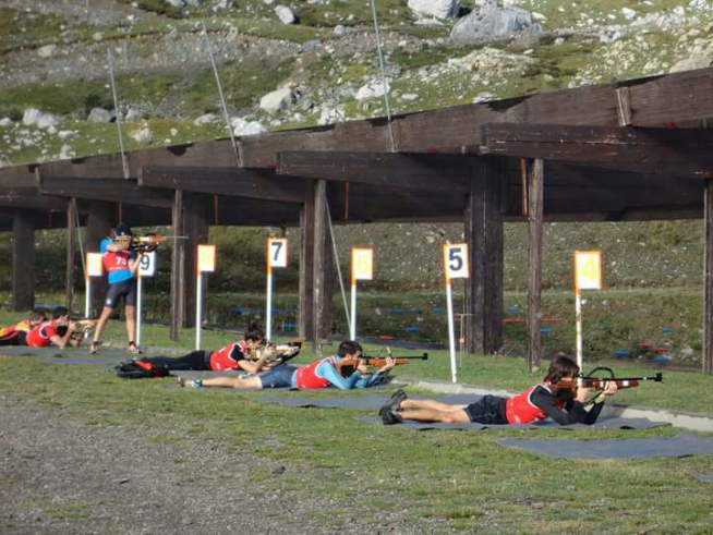 Campo de tiro del Stadium de biatlon de Candanchú
