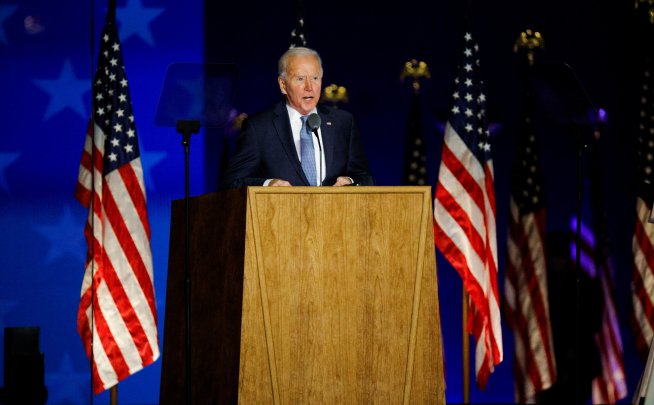 El candidato demócrata a la presidencia de Estados Unidos, Joe Biden