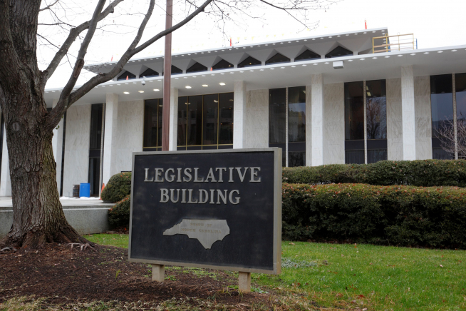 FILE PHOTO: North Carolina's Legislative Building in Raleigh, North Carolina