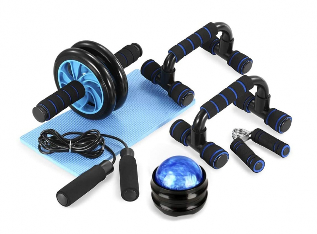 Este kit incluye cinco herramientas para tonificar nuestro cuerpo.
