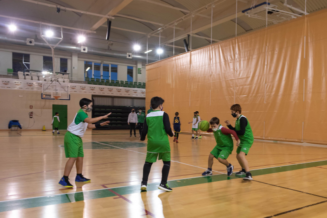 Entrenamientos de los equipos base del deporte aragonés