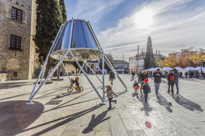 La instalación 'Campanas', en San Cugat del Vallés