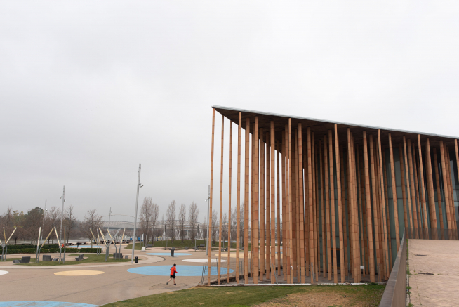 Pabellón de España de la Expo.