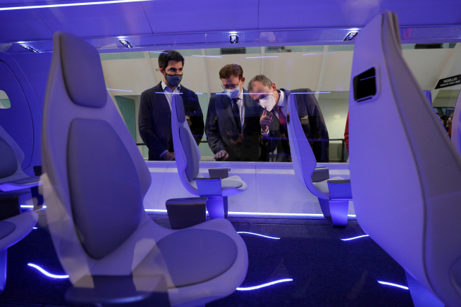 Presentación vehículo Hyperloop