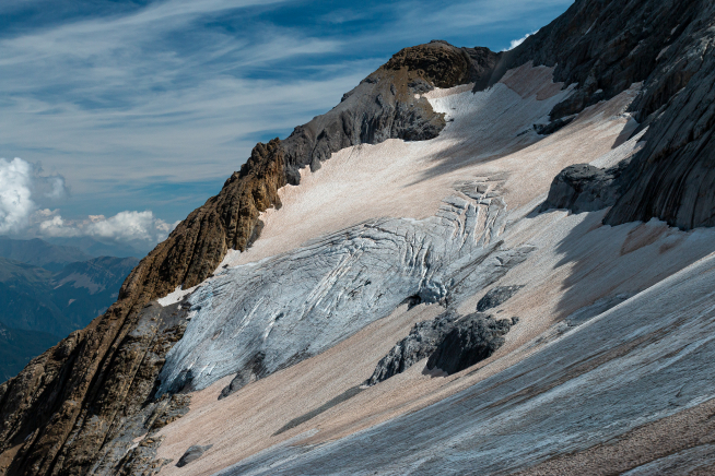 Glaciar inferior de Monte Perdido en una imagen de 2019.