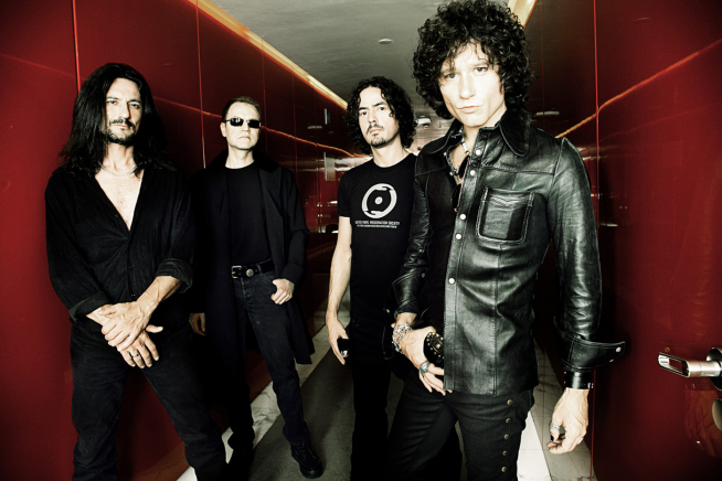 Joaquín Cardiel, Juan Valdivia, Pedro Andreu y Enrique Bunbury.