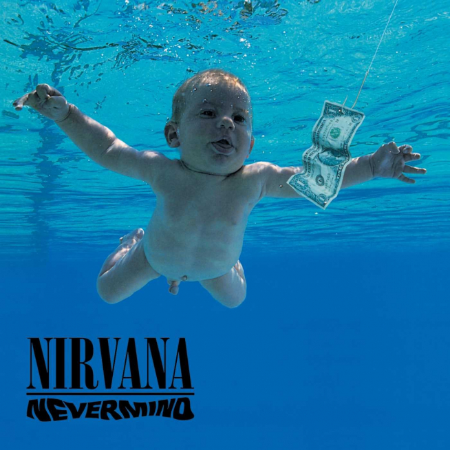 Portada de 'Nevermind', de Nirvana.
