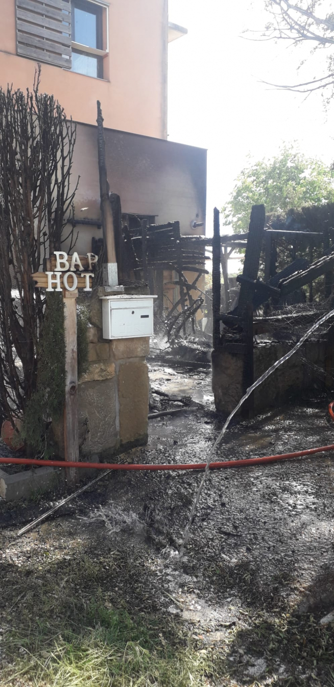 Incendio en Bierge