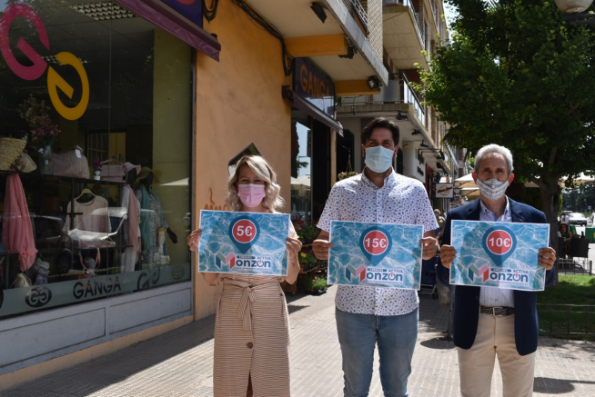 Presentación de la nueva campaña de Cheques Activa Monzón de apoyo al comercio local.