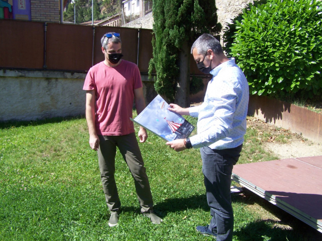 El concejal de Cultura de Graus, Julián del Castillo, y el extécnico del área, Jorge Mur, han presentado la nueva edición del festival Nocte.