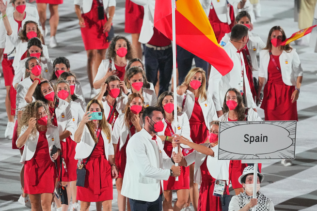 Saul Craviotto y Mireia Belmonte al frente de la delegación española