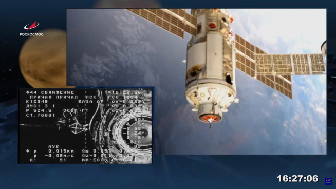 Nauka Multipurpose Laboratory Module docks to ISS