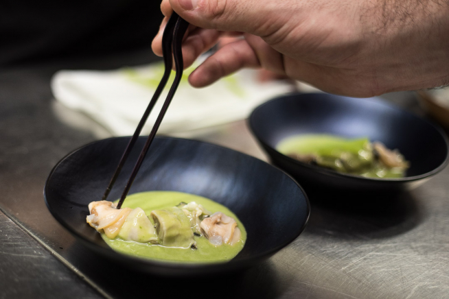 Cocina de La Venta del Sotón