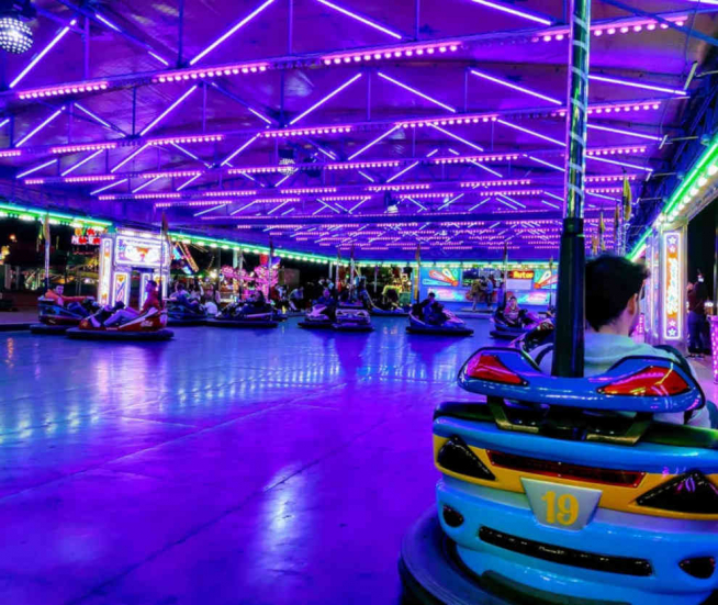 Los autos de choque son una descarga de adrenalina.