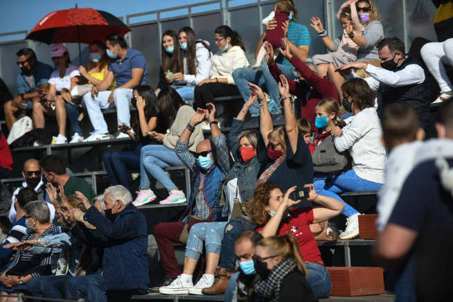 Segundo día de vaquillas del Pilar 2021 en las plaza de toros de Casetas