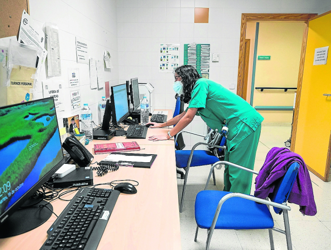 Control de medicina interna del Hospital Provincial de Zaragoza.