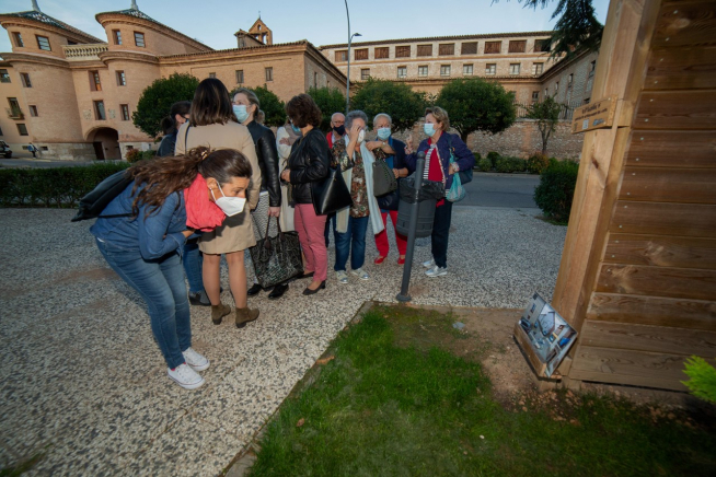 Imagen de la exposición itinerante por la salud mental en Calatayud