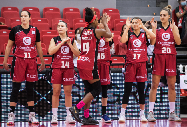 Partido Casademont Zaragoza-Lointek Gernika Bizkaia, de la Liga Endesa Femenina
