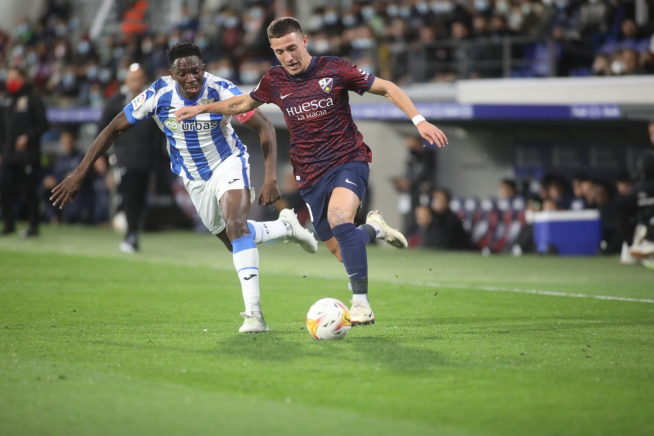 Partido SD Huesca-Leganés, 15ª jornada de Segunda División, en El Alcoraz