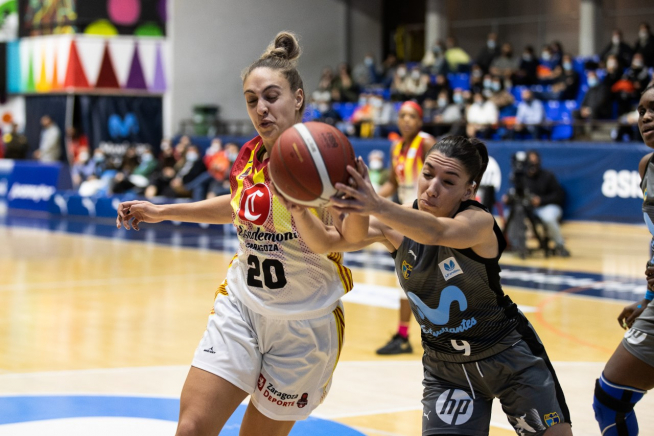 Foto del partido Movistar Estudiantes-Casademont Zaragoza, de la Liga Femenina Endesa