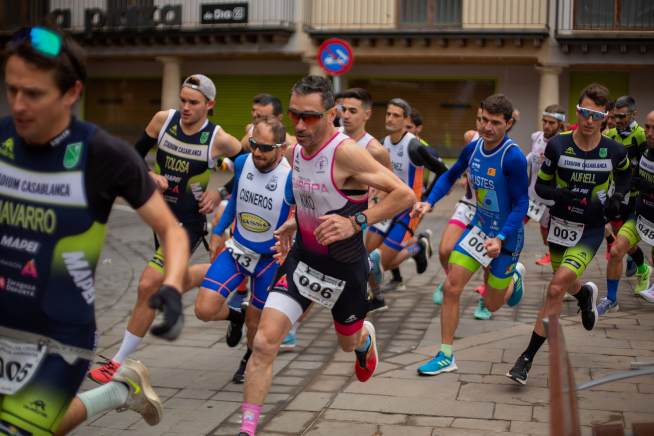 Foto del XIX Duatlón Cros Sierra de Armantes disputado en Calatayud