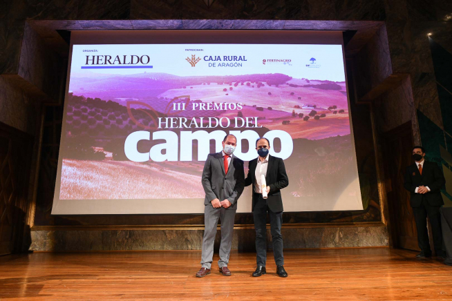 Gala Premios Heraldo del Campo, en la sede de la Caja Rural de Aragón en Zaragoza