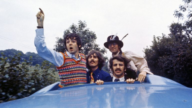 The Beatles, en la película 'Magical Myster Tour'.