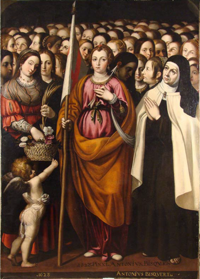 El cuadro de Antonio Bisquert: 'Santa Úrsula y las once mil vírgenes', del que escribe Juan Villalba Sebastián.