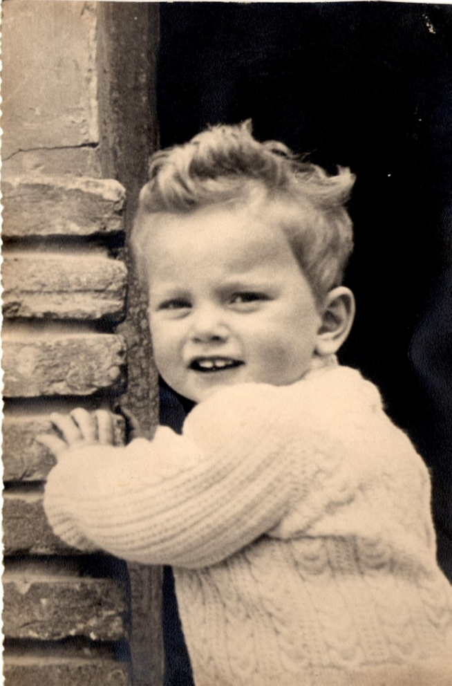 José Luis Melero de niño.