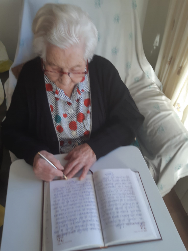 Escribir a mano siempre ha sido una de sus grandes pasiones