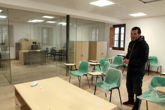 Centro de 'coworking' que se estrenará en abril