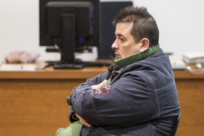 Antonio Miguel Grimal, en un juicio en la Audiencia en diciembre de 2017 por no pagar dos cenas